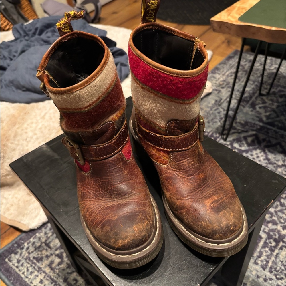 Dr. Marten Boots with Fabric